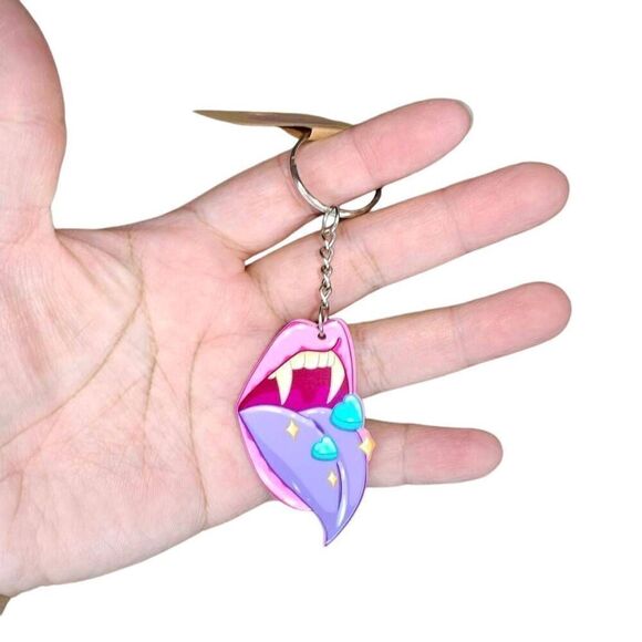 Kawaii Pastel Gothic Witchycore Keychain - Picture 1 of 1
